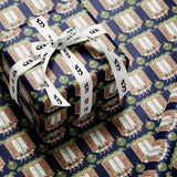 Christmas Window Wrapping Paper | Cozy Holiday Gift Wrap