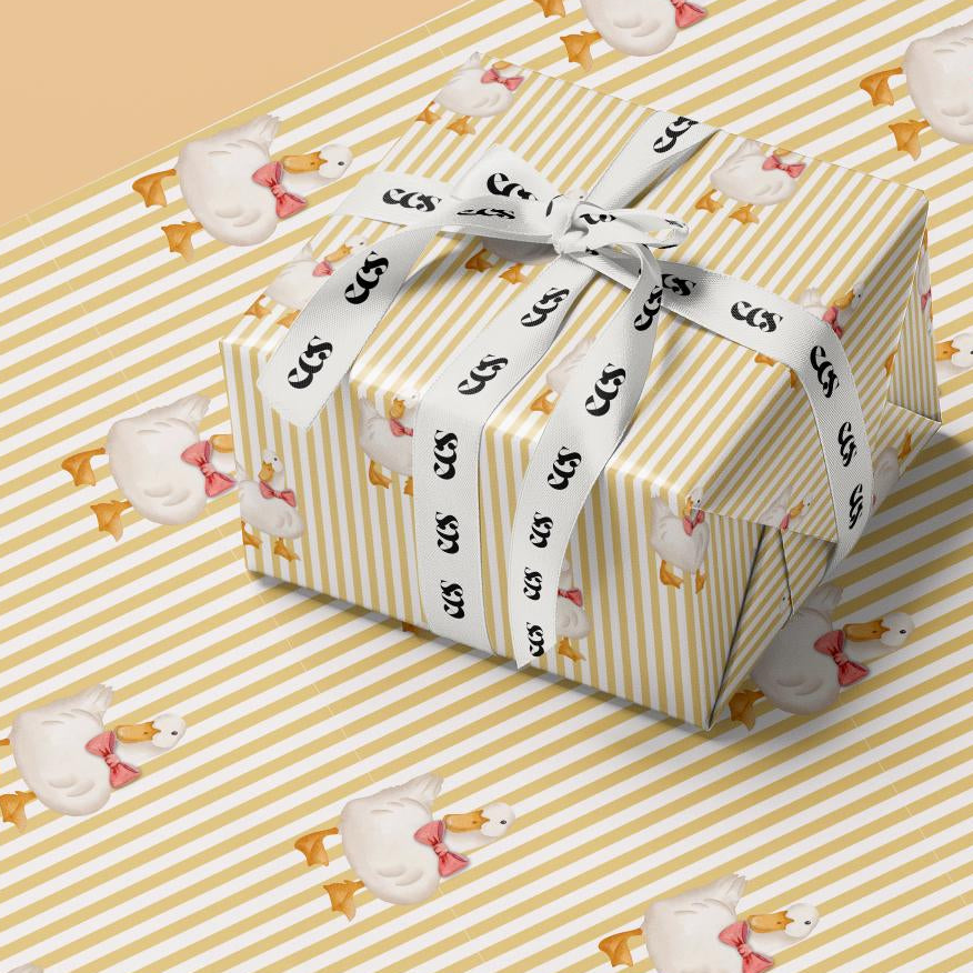 Cute Duck Wrapping Paper | Fun Baby Shower & Birthday Gift Wrap