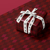 Luxury Argyle holiday wrap Wrapping Paper, Elegant Burgundy & Red Diamond Gift Wrap, Holiday, Wedding and Year-Round Packaging