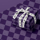 Purple Argyle Wrapping Paper | Halloween & Gothic Gift Wrap
