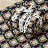 Christmas Window Wrapping Paper | Cozy Holiday Gift Wrap